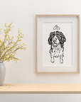 Digital Custom Pet Portrait - Full Body