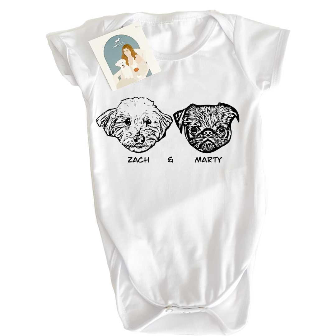 Custom Pet Baby Onesie Parker Co