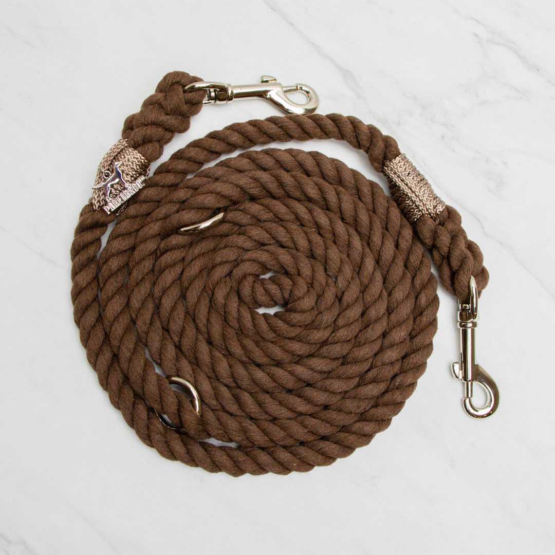 6 IN 1 Hands Free Cotton Rope Dog Leash