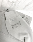 "Heart on my sleeve" Embroidered Custom Crewneck, Unisex