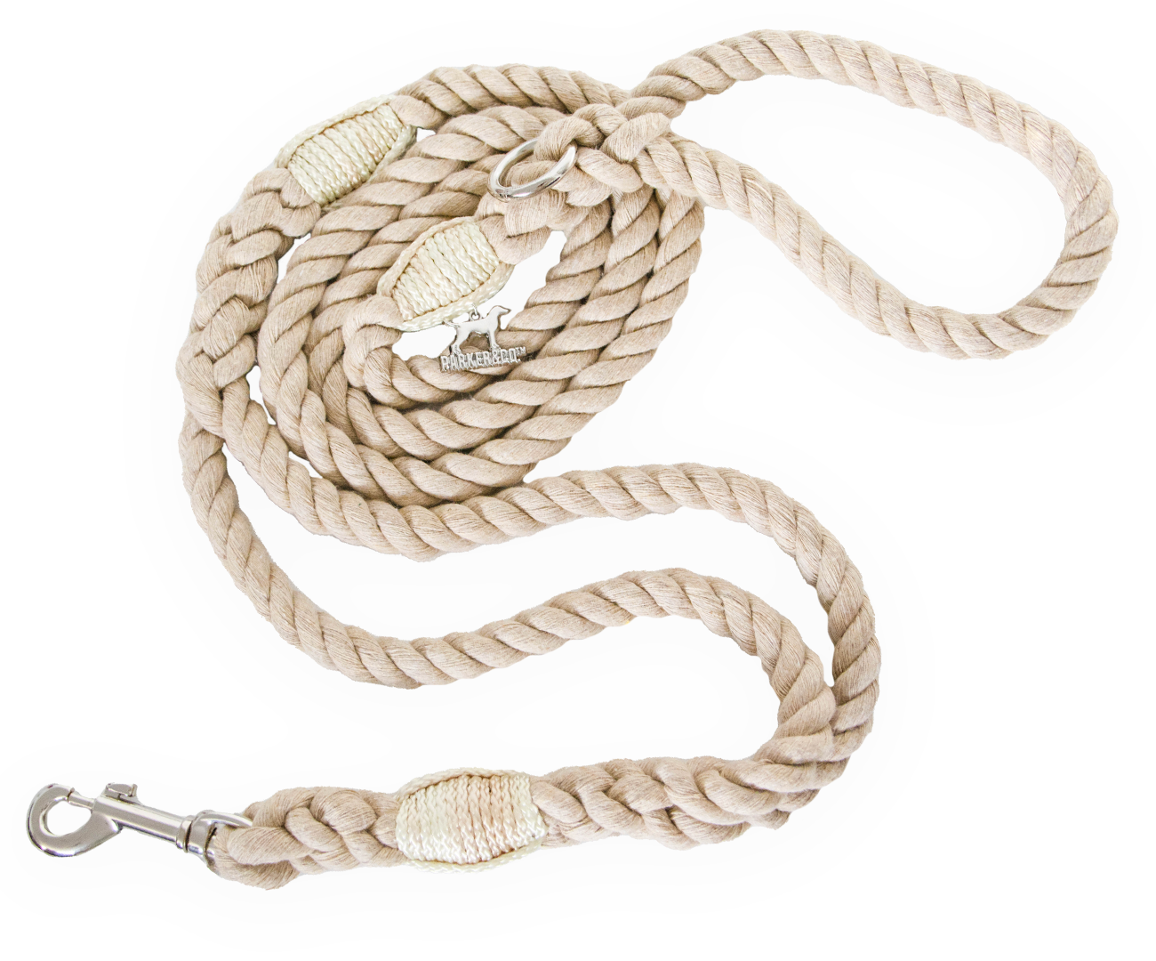 Cotton Rope Two Handle Leash