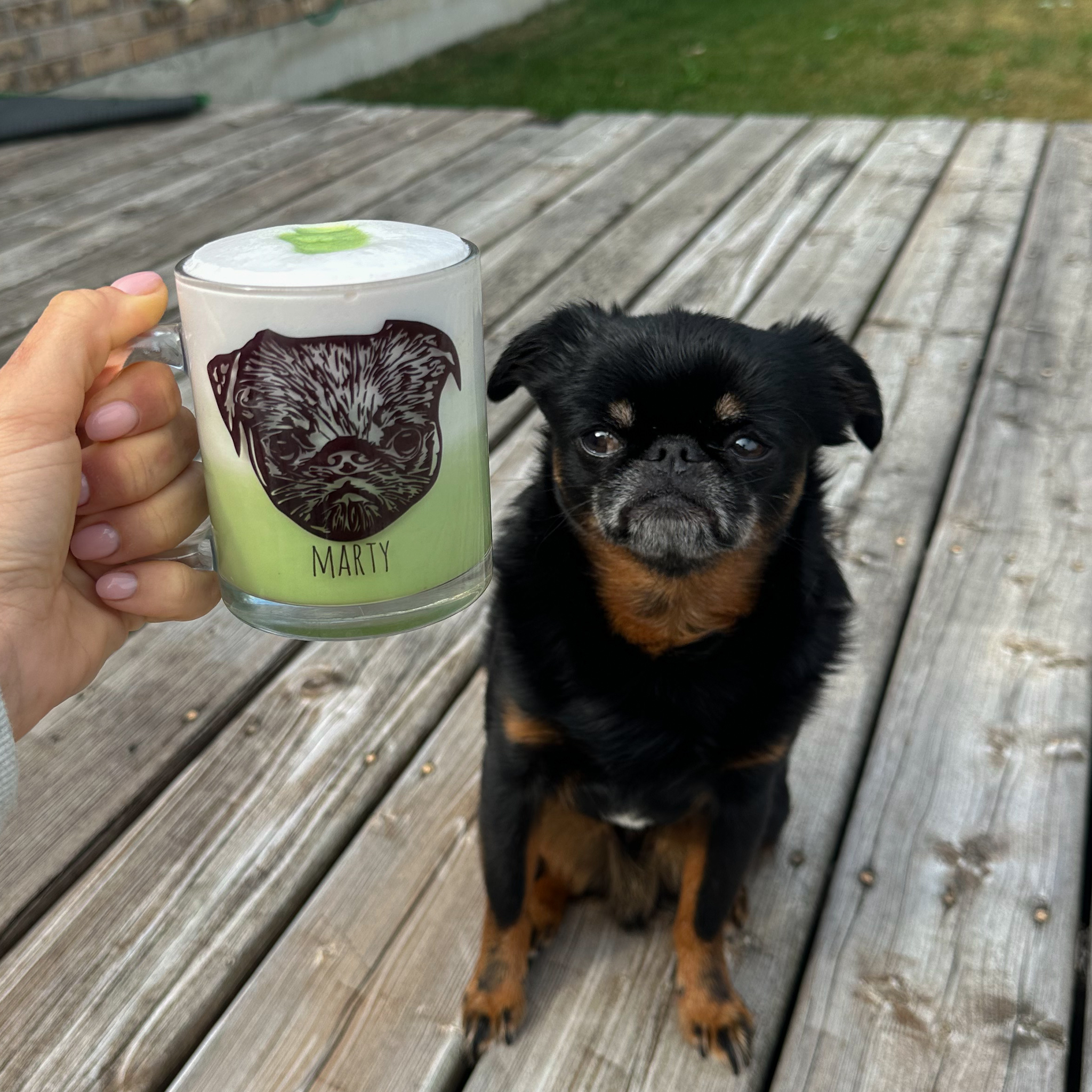 Custom Pet Mug, 11oz Clear