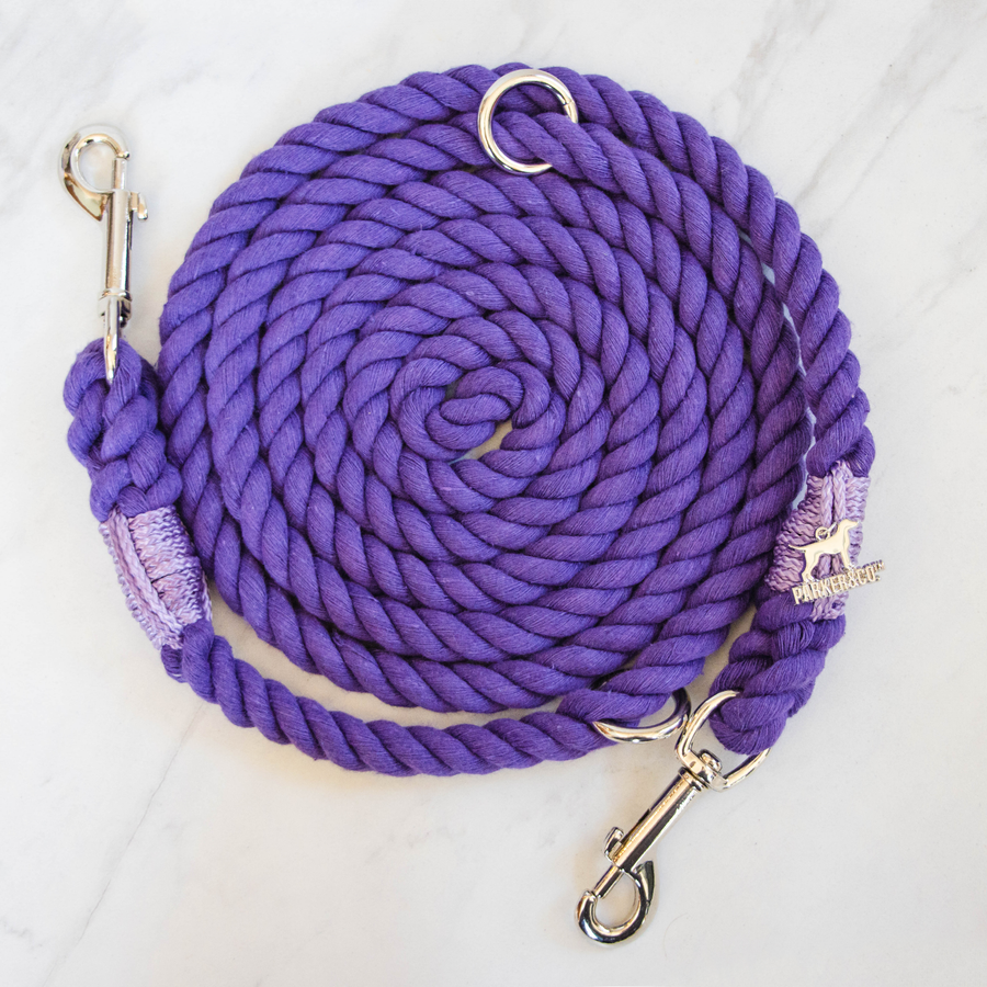 6-IN-1 Hands Free Cotton Rope Dog Leash