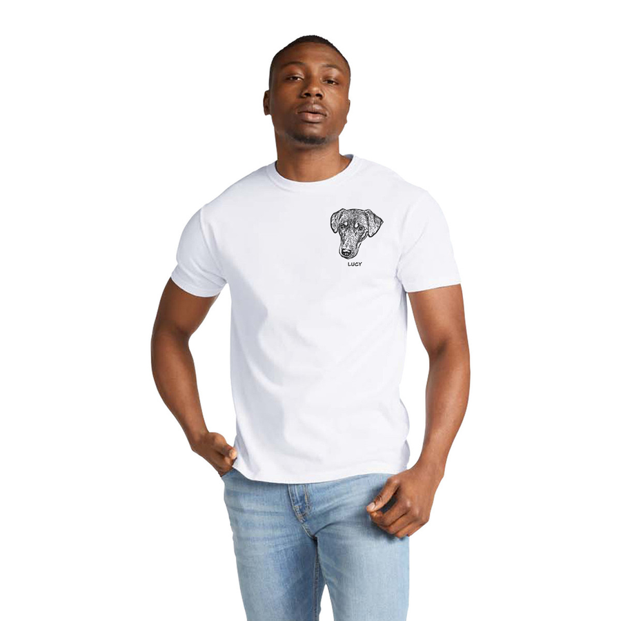 Custom Pet T-Shirt, 100% Cotton, Unisex