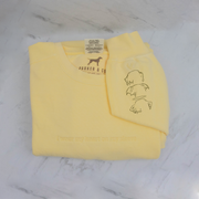 "Heart on my sleeve" Embroidered Custom Crewneck, Unisex