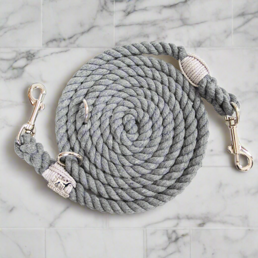 Cotton rope dog sales collar