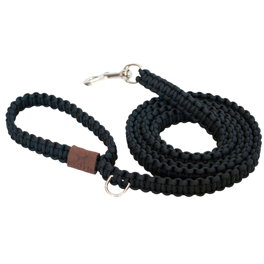 Braided paracord dog leash deals
