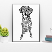 Digital Custom Pet Portrait - Full Body