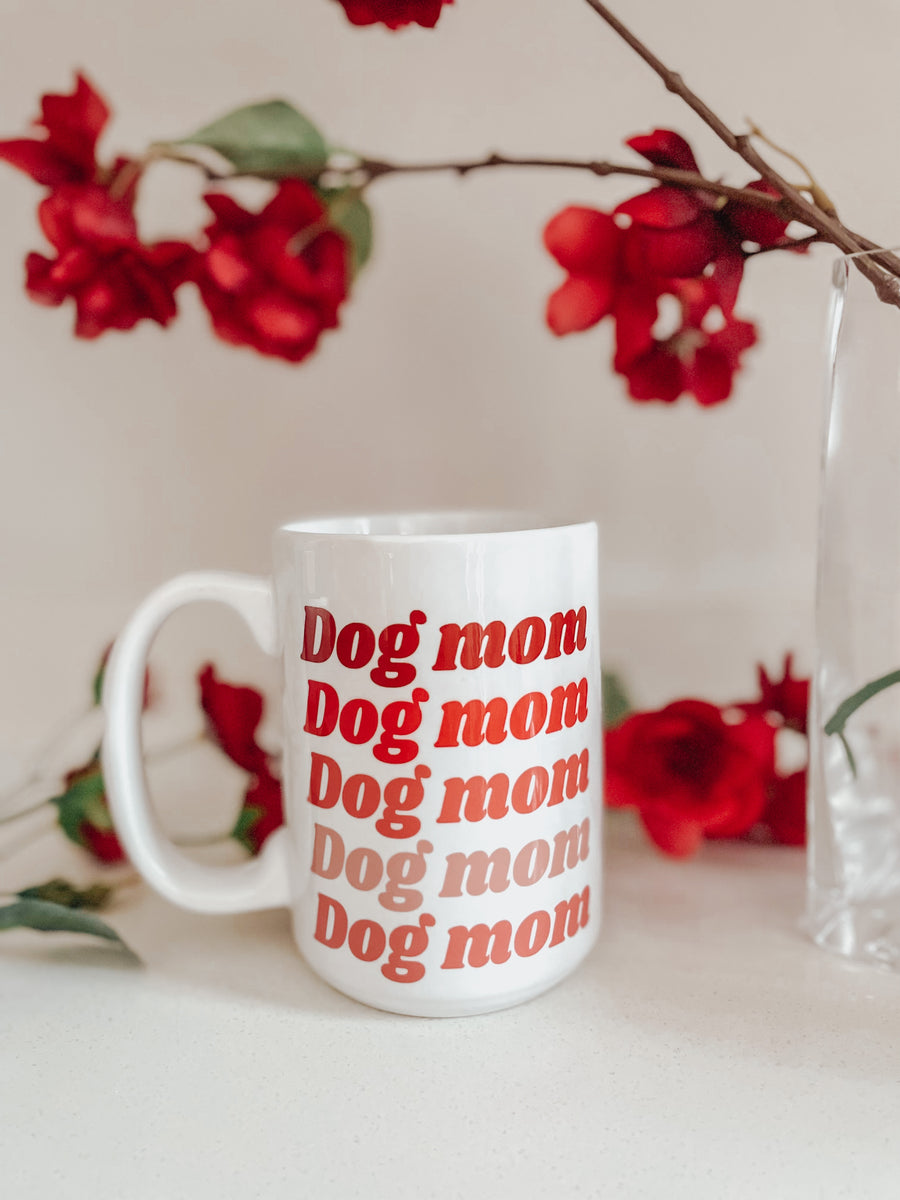 Dog Mom Mug, 15oz