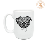 Custom Pet Mug, White